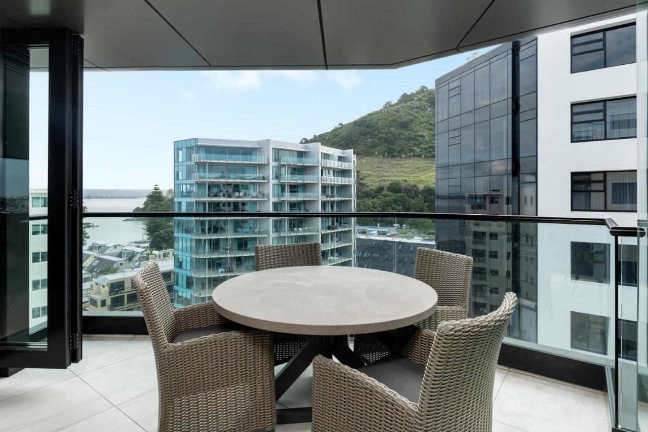 Superb Elevated Views Of Harbour With Heated Pool, Gym & Parking Διαμέρισμα Mount Maunganui Εξωτερικό φωτογραφία